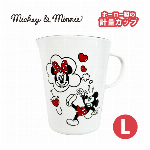 Disney（ディズニー）ミッキー&ミニー SH・ホーローメジャーカップ・L／MMJ-08　Enamel Kitchen wear