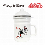 Disney（ディズニー）ミッキー&ミニー SH・ホーローマグカップ「ミッキー」..