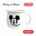 Disney（ディズニー）ミッキー&ミニー SH・ホーローマグカップ「ミッキー」・MMJ-12【豊琺瑯・YUTAKA-HORO】