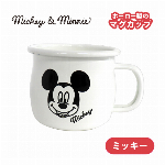 Disney（ディズニー）ミッキー&ミニー SH・ホーローマグカップ／MMJ-12　雑貨 琺瑯 ブランド コップ ミルク 紅茶 お茶 コーヒー TEA COFFEE キッチン グッズ コップ コーヒー アウトドア キャンプ かわいい 380ml