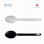 pure・ホーローデザートスプーン・ブラック・PU-213-BK【豊琺瑯・YUTAKA-HORO】