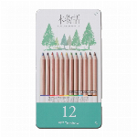 トンボ鉛筆 缶入色鉛筆S木物語12色 CB-RS12C