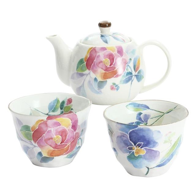 ■美濃焼ギフト■花ことばポット茶器