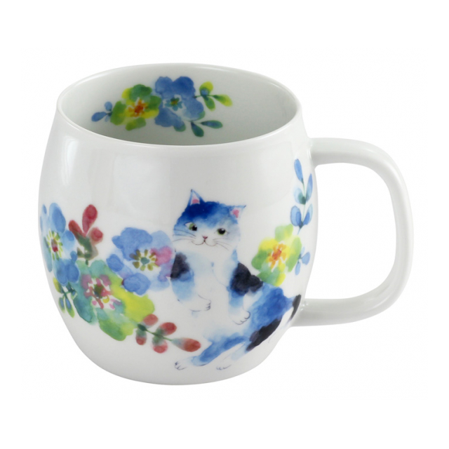 □磁器ギフト□花猫ペアマグカップセット - 株式会社 セラミック