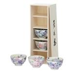 ■美濃焼ギフト■花工房ペアマグカップ(ちりめん木箱)