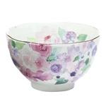 ■美濃焼ギフト■花工房飯碗湯呑 ブルー(天宝箸付)