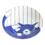 ■美濃焼単品■仲良し猫小皿 黒猫くん