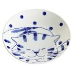 ■美濃焼単品■仲良し猫小皿 とら猫くん