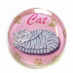 マグネット眠りネコ　三毛 猫