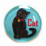 マグネット眠りネコ　サバトラ 猫
