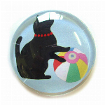 マグネット紙風船と黒猫　２ 猫