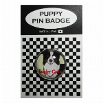 犬ピンバッジ ドッグｐｉｎｓ　ボーダーコリー　ＰＬ 20mm