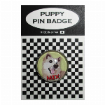 犬ピンバッジ ドッグｐｉｎｓ　トイプードル　ＢＬ 20mm