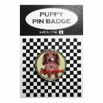 犬ピンバッジ ドッグｐｉｎｓ　Ｍｉｘ　ＢＫ 20mm