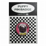 犬ピンバッジ ドッグｐｉｎｓ　パグ　ＹＥ 20mm