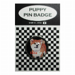 犬ピンバッジ ドッグｐｉｎｓ　ワイヤーフォックステリア　ＢＬ 20mm