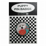 犬ピンバッジ ドッグｐｉｎｓ　トイプードル　キャンディー１ 20mm