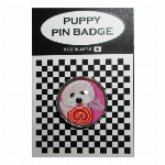 犬ピンバッジ ドッグｐｉｎｓ　トイプードル　キャンディー２ 20mm