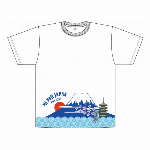 北斎Tシャツ 黒