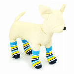 【L'ange】DOG SOCKS  border blue　M