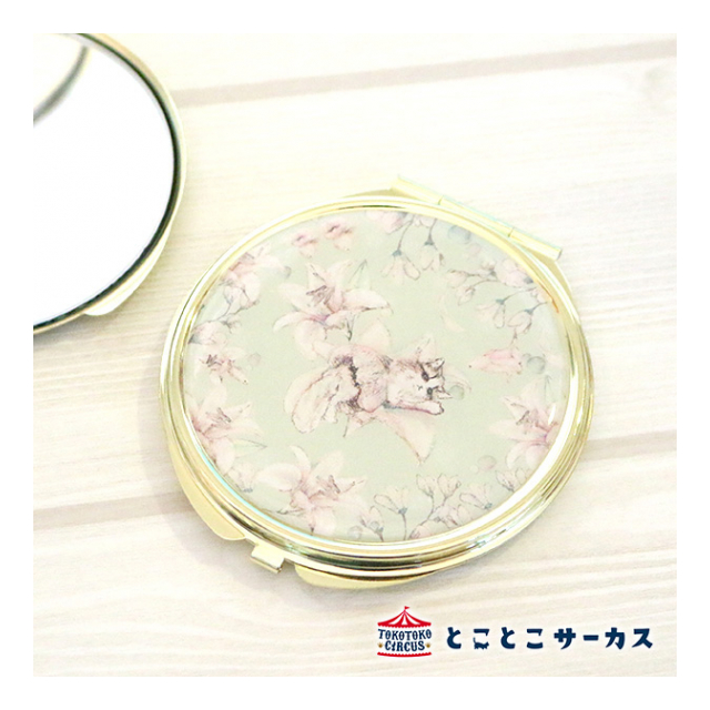 コンパクトミラー ねこ「ashita donna hi?-ネコユリヒメ-」