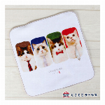 タオル　ねこ「SYARENEKO×GLASS」