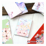 メモパッド ねこ「kyou wa donna hi?-いろ・とり・どり-」