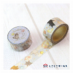 マスキングテープ ねこ「ネコがいっぱい-feed sack-」