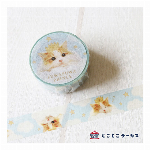 マスキングテープ ねこ「ふわふわプリンス」