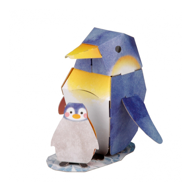 hacomo mini ペンギン　ダンボール工作キット　No.3228