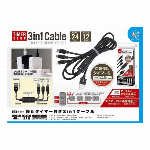 停止タイマー付き3in1ケーブル　IB-093