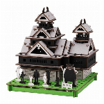 PUSUPUSU 3D Line 京都　No.3129　ダンボール工作キット