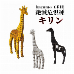 hacomo GRID　ライオン　3色　ダンボール工作キット