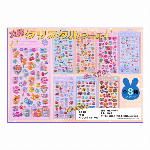 立体クリスタルシール ステッカー　SZ-398　8種アソート