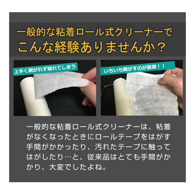 テープ剥がす手間なし 粘着ローラー 自動巻上げ式 粘着クリーナー ローラー 本体 市販スペア 対応 巻き戻りズレ防止ストッパー 収納スタンド 付 掃除用品 カーペット ソファー ハンドクリーナー 日用品 アイデア商品 新生活 ほこり取り まとめ買い お掃除の革命児 卸