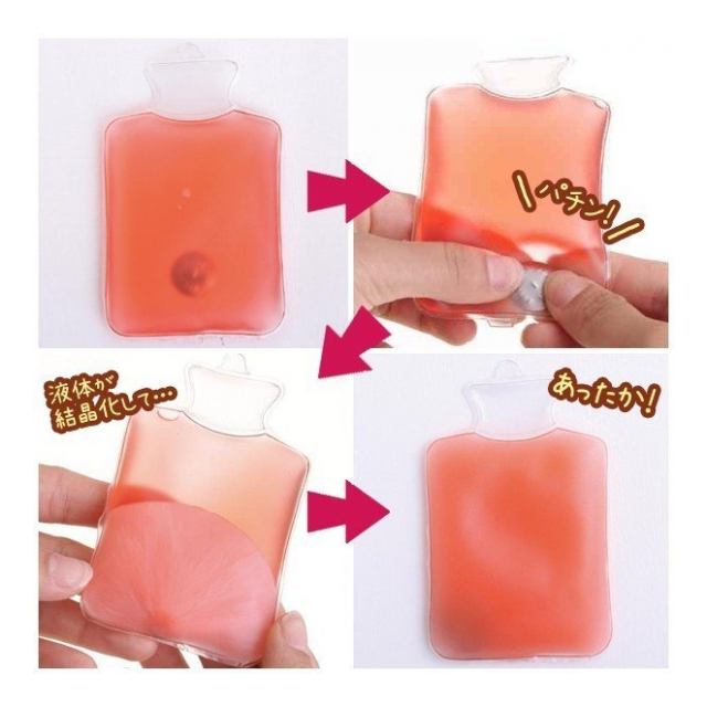 エコカイロ カイロケース 付き 繰り返し使える お湯戻る カイロ eco ぽかぽか あったかい かわいい カイロ ニットポーチ付き ニットカバー 付  防災用 ウォーマー 防寒 寒さ対策 日用品 ◇ パッチンECOカイロIX - 卸プライス.JP [品番：20201016-pattinkairo]  の卸・問屋 ...