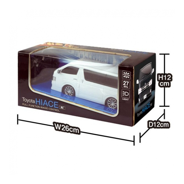 LED ライト点灯 リアゲート開閉可能 人気 ラジコン 24 トヨタ ハイエース オンロード ラジコンカー RC TOYOTA HIACE 送料無料 入園 入学 お祝い ☆ プレゼント 熱中症対策 災害 防災グッズ