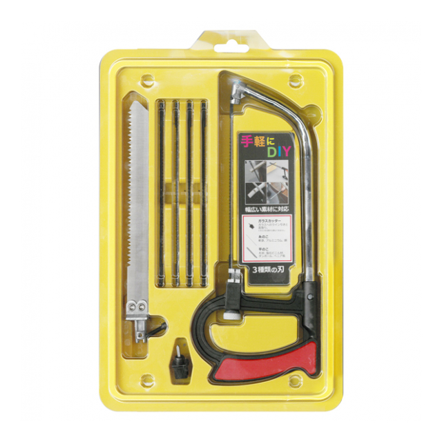 手動のこぎり 8点セット 平のこ 糸のこ ガラスカッター 3種刃つき 手動