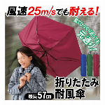 耐風 折りたたみ傘 無地 強度 アップ 強風に負けない 壊れにくい おりたたみ傘 (検索：頑丈 高硬度 安定感 軽い 折りたたみ収納 55cm 紳士用 婦人用 男女兼用 雨具 かさ カサ ジャンプ傘 長傘 ) ◇ 耐風傘