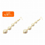★初回限定　送料無料キャンペーン実施中！！★　【日本製】コットンパール　ピアス（..