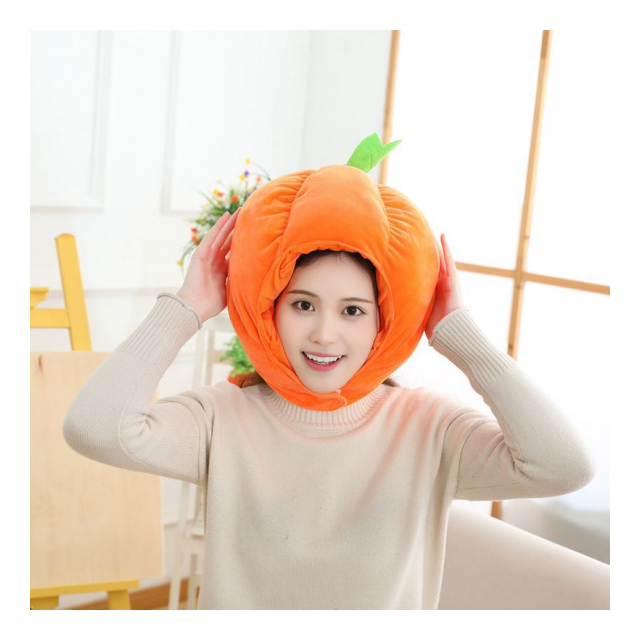かぼちゃ帽子 キャップ 着ぐるみ 南瓜 被り物 野菜 株式会社lanban 品番 の卸 問屋 仕入れ 卸売り ザッカネット