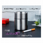  灰皿 車用 蓋付き 車 大容量 ステンレス 車載 はいざら ロングサイズ つや..