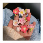 花ヘアピン ヘアアクセサリー 桜 さくら 髪飾り 小物 前髪クリップ