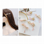 花ヘアピン パールヘアアクセサリー 桜 さくら 髪飾り 小物 前髪クリップ 5種類