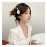 花ヘアピン パールヘアアクセサリー 桜 さくら 髪飾り 小物 前髪クリップ
