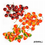 イチゴとチェリーのフェイクフルーツ★3type【飾り/インテ..