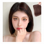 クリップ式お団子ウィッグ（ナチュラルストレート）【簡単装着/クリップタイプ/まと..