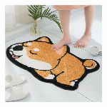 可愛い 動物 キャラクター バスマット 玄関マット 吸水 速乾 滑り止め コンピ..