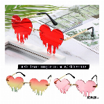 ラインストーン付きサングラス【ユニーク/変形/イベント/オシャレ/ファッション/ハロウィン】