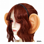 大きい耳カチューシャ【サル 猿/仮装/コスプレ/パーティー/余興/ハロウィン/ジョークグッズ/面白い/ハロウィン 一/発芸/宴会/豚耳】